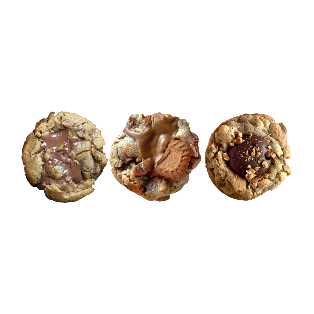 Box de 3 cookies